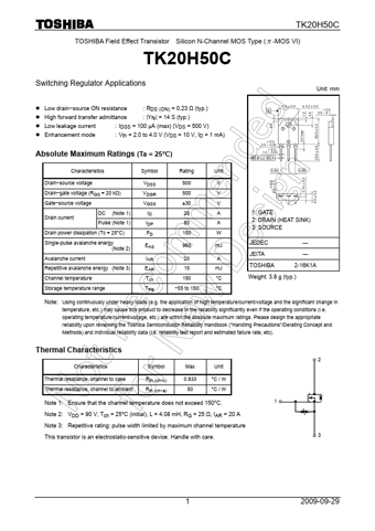  Datasheet Preview Page 1