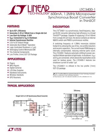  Datasheet Preview Page 1
