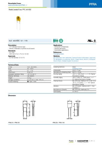  Datasheet Preview Page 1