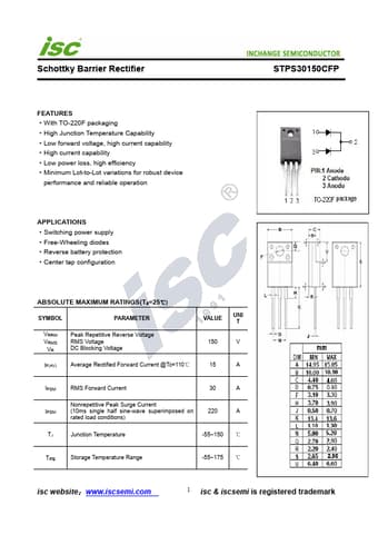  Datasheet Preview Page 1