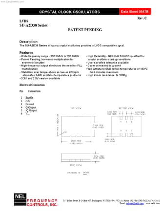  Datasheet Preview Page 1