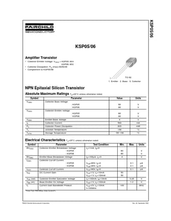  Datasheet Preview Page 1