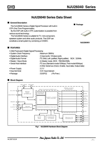  Datasheet Preview Page 1