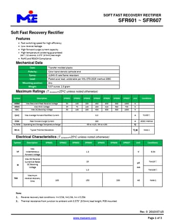  Datasheet Preview Page 1