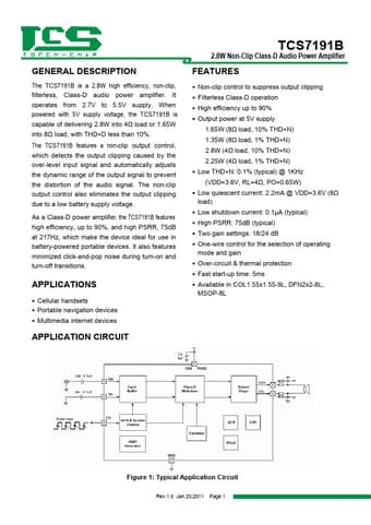  Datasheet Preview Page 1