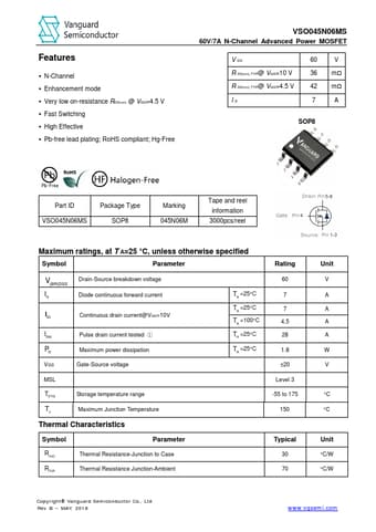  Datasheet Preview Page 1