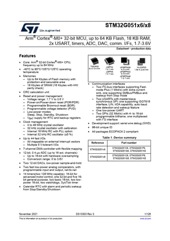  Datasheet Preview Page 1