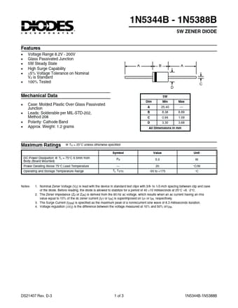  Datasheet Preview Page 1