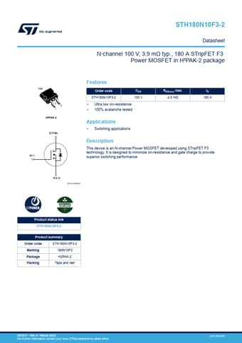  Datasheet Preview Page 1