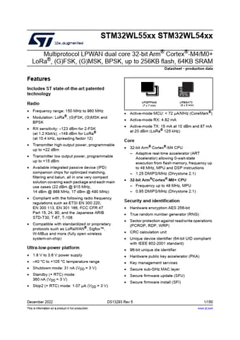  Datasheet Preview Page 1