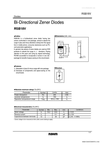  Datasheet Preview Page 1