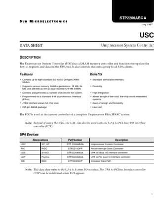  Datasheet Preview Page 1