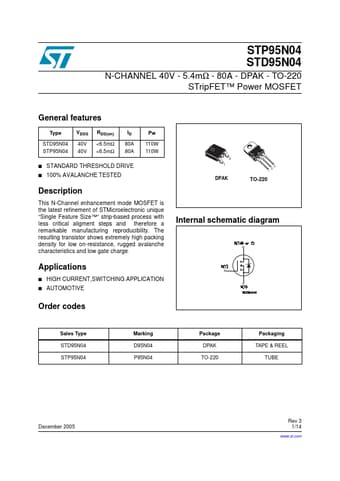  Datasheet Preview Page 1