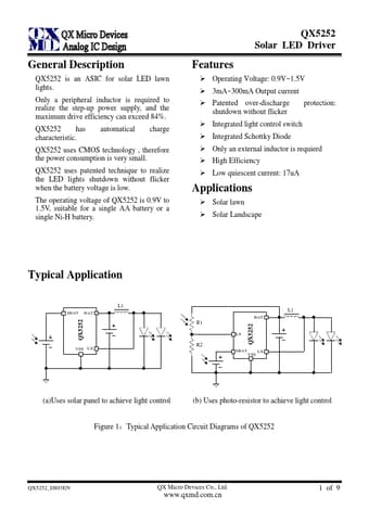  Datasheet Preview Page 1