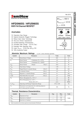  Datasheet Preview Page 1