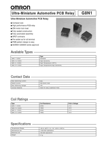  Datasheet Preview Page 1