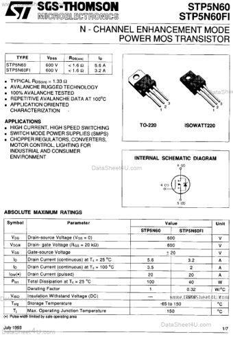  Datasheet Preview Page 1