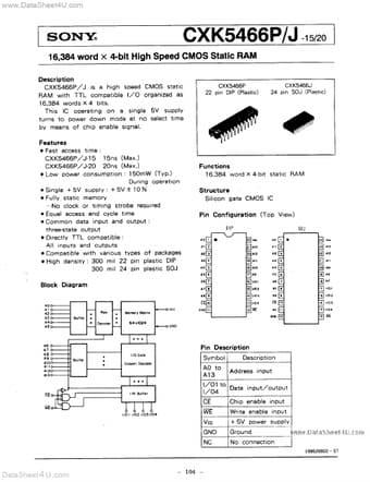  Datasheet Preview Page 1