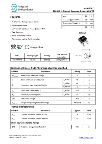  Datasheet Preview Page 1