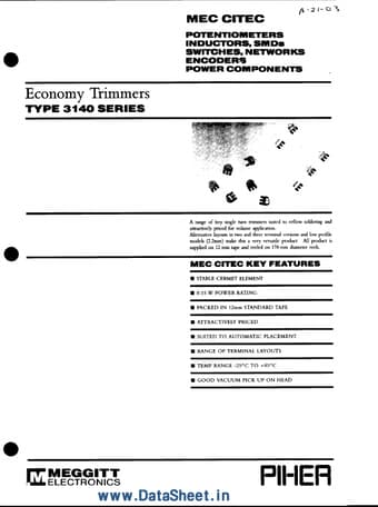  Datasheet Preview Page 1