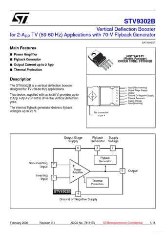  Datasheet Preview Page 1