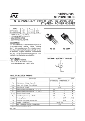  Datasheet Preview Page 1