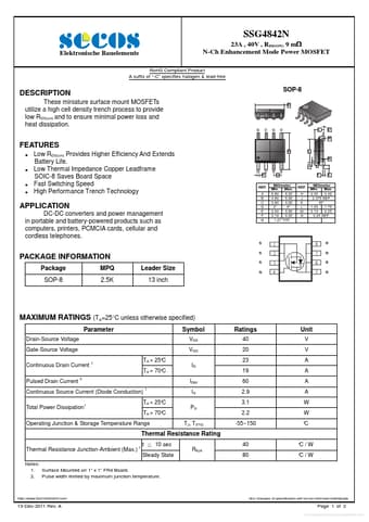  Datasheet Preview Page 1