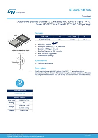  Datasheet Preview Page 1