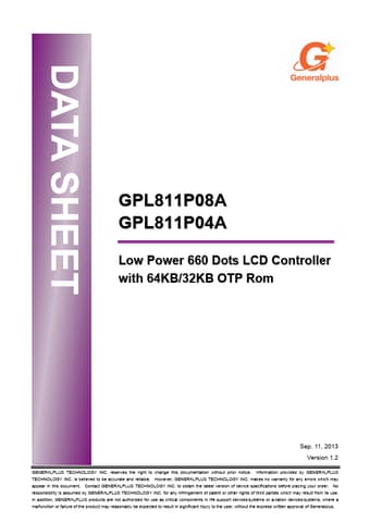  Datasheet Preview Page 1