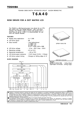  Datasheet Preview Page 1