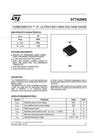  Datasheet Preview Page 1