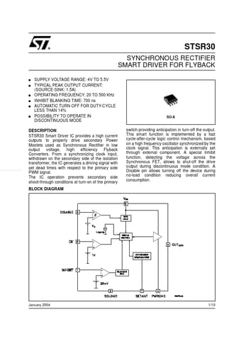  Datasheet Preview Page 1