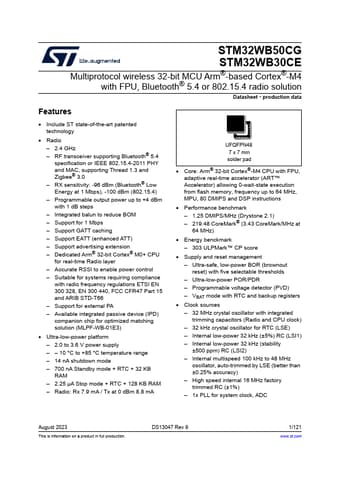  Datasheet Preview Page 1