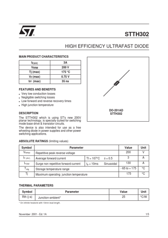  Datasheet Preview Page 1
