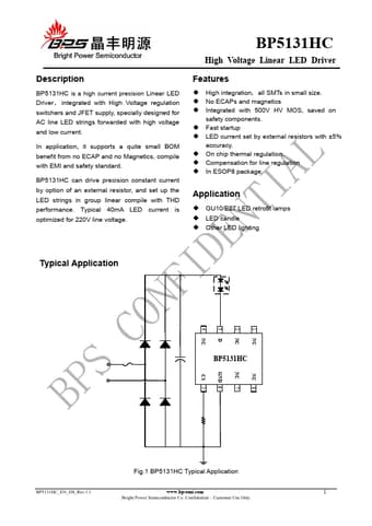  Datasheet Preview Page 1