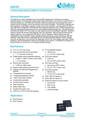  Datasheet Preview Page 1