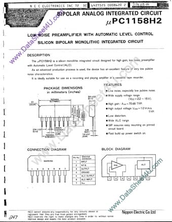  Datasheet Preview Page 1
