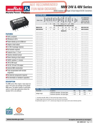  Datasheet Preview Page 1
