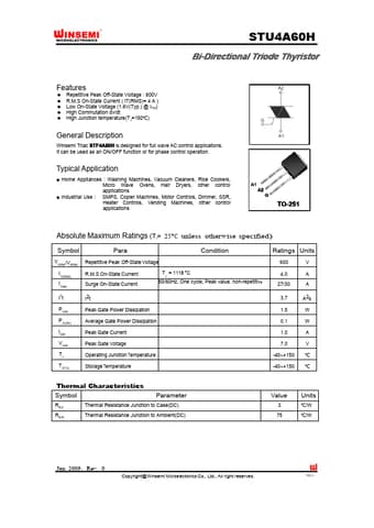  Datasheet Preview Page 1