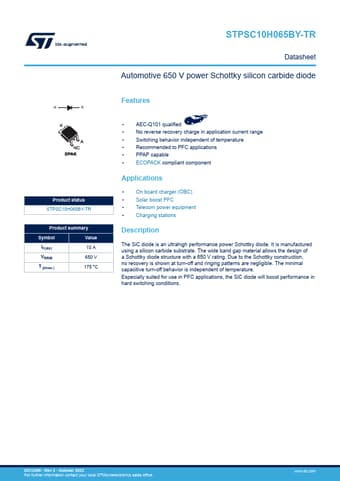  Datasheet Preview Page 1