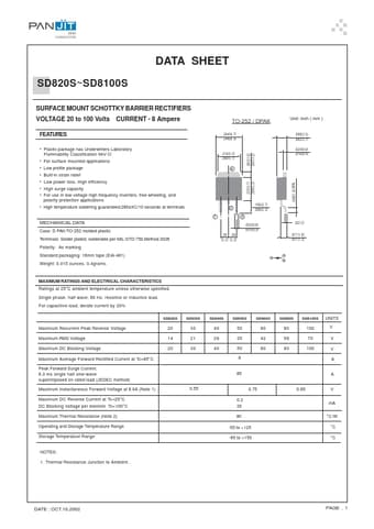  Datasheet Preview Page 1
