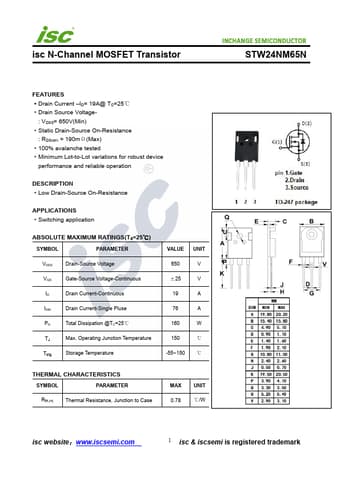  Datasheet Preview Page 1