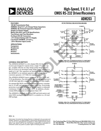  Datasheet Preview Page 1