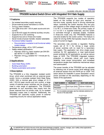  Datasheet Preview Page 1