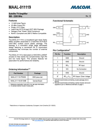  Datasheet Preview Page 1