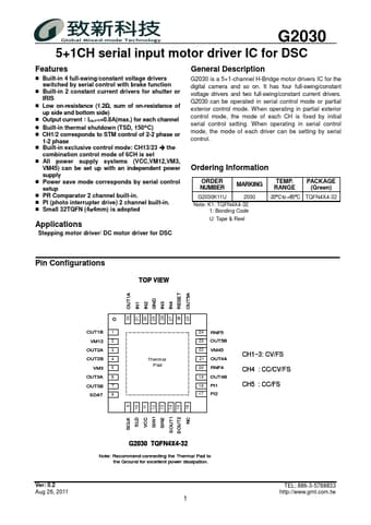  Datasheet Preview Page 1
