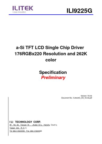  Datasheet Preview Page 1