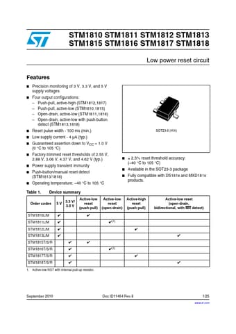  Datasheet Preview Page 1