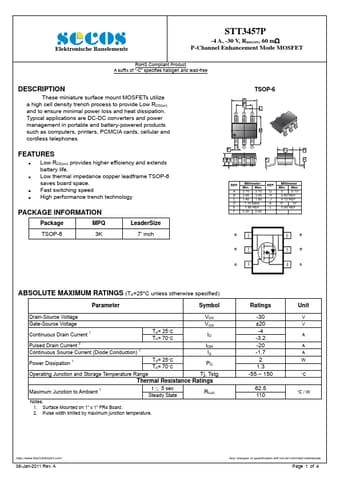  Datasheet Preview Page 1