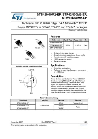  Datasheet Preview Page 1